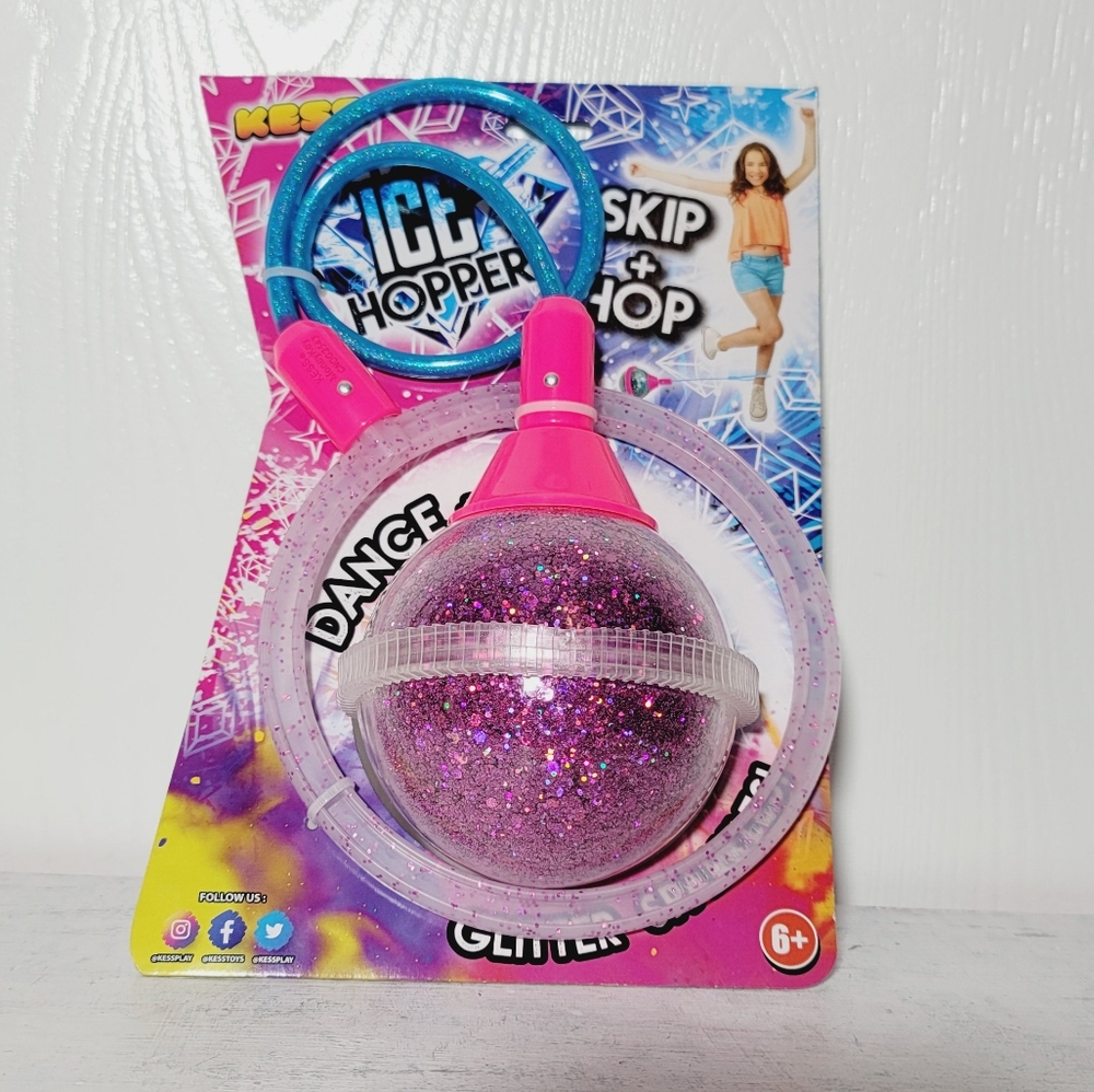 NEW Kess Ice Hopper Skip+Hop, Pink Glitter Ball